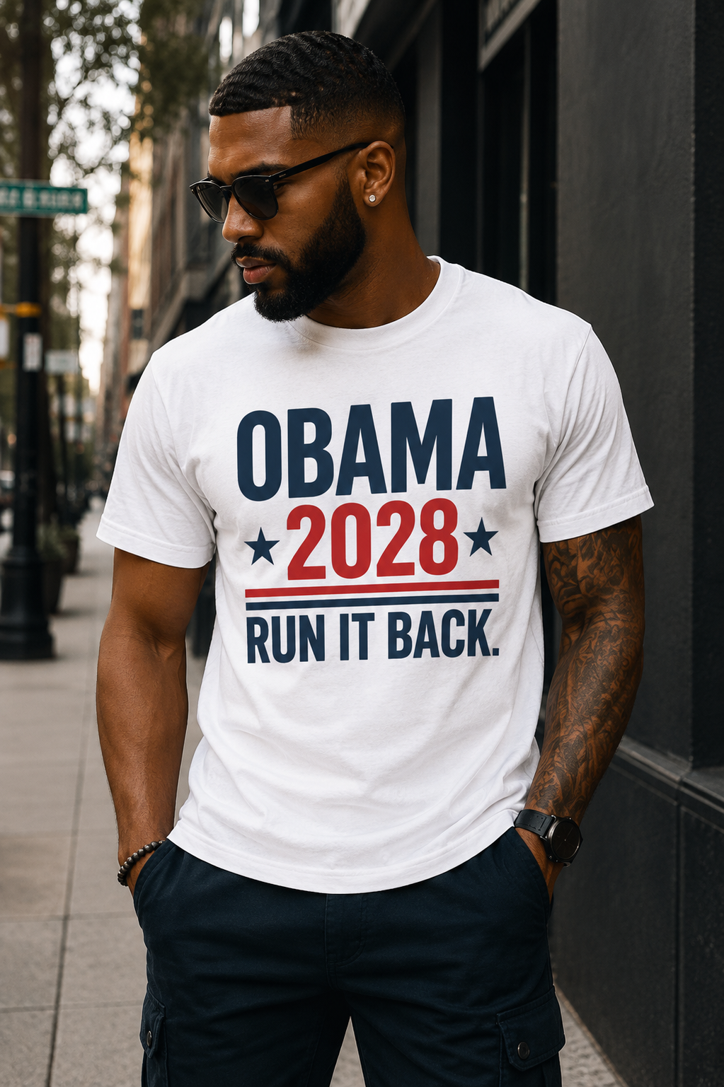 Obama 2028 "Run It Back" Tee