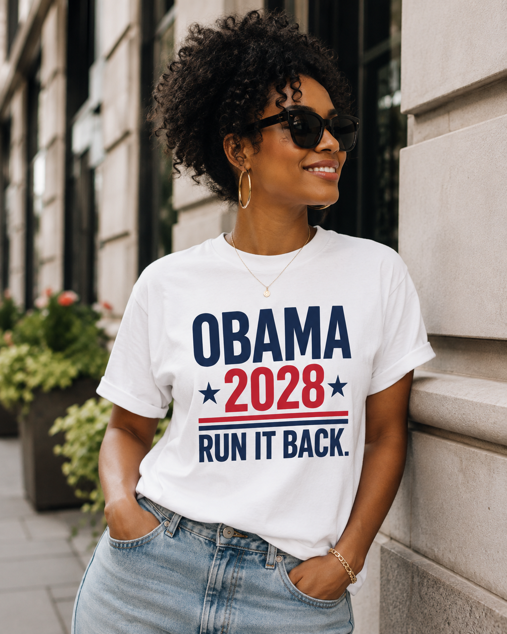 Obama 2028 "Run It Back" Tee