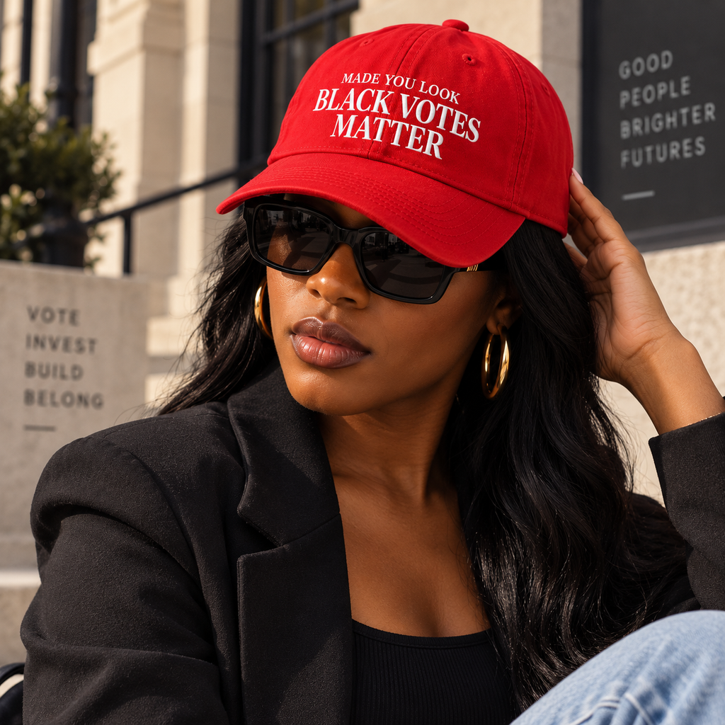 Made You Look: Black Votes Matter Embroidered Cap