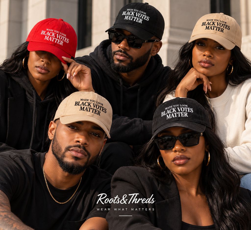 Made You Look: Black Votes Matter Embroidered Cap