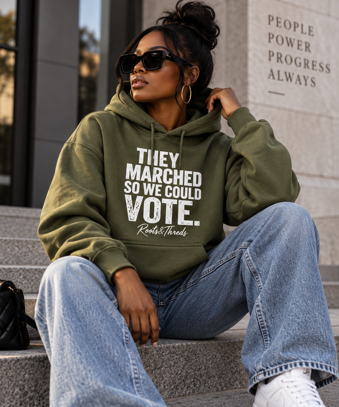 They Marched so We Could Vote Hoodie